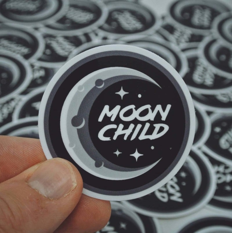 Moon Child Sticker