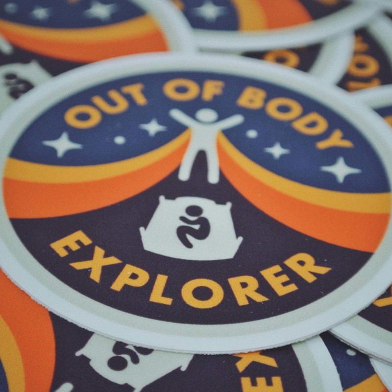 Out of Body Explorer Sticker