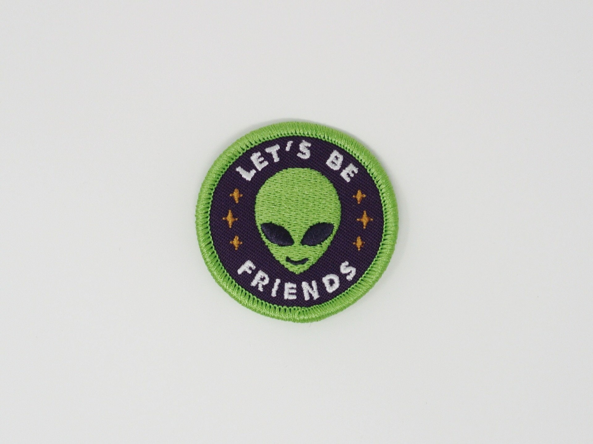 Alien With Third Eye Iron On Embroidered Patch – Patch Collection